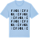 Blue Soul t-shirt med Fuglie ordlek t-shirt
