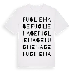 Fugliehage ordlek t-shirt – ekologisk bomull t-shirt från Pinshirt