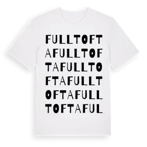 Fulltofta ordlek t-shirt – ekologisk bomull t-shirt från Pinshirt