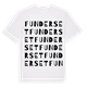 Funderset ordlek t-shirt