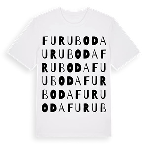 Furuboda ordlek t-shirt – ekologisk bomull t-shirt från Pinshirt