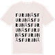 Vintage White t-shirt med Furunäs ordlek t-shirt