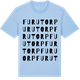 Blue Soul t-shirt med Furutorp ordlek t-shirt