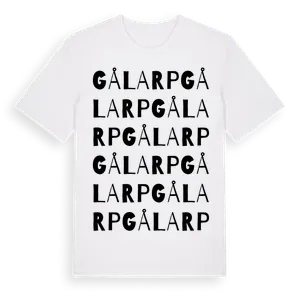 Gålarp ordlek t-shirt – ekologisk bomull t-shirt från Pinshirt