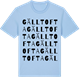 Blue Soul t-shirt med Gälltofta ordlek t-shirt
