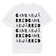 Gamla Bjärred ordlek t-shirt