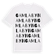 Gamla byn ordlek t-shirt