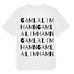 Gamla Limhamn ordlek t-shirt – ekologisk bomull t-shirt från Pinshirt