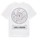 White t-shirt med Gamla Limhamn t-shirt