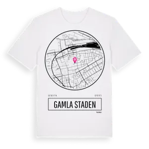 Gamla Staden t-shirt – ekologisk bomull t-shirt från Pinshirt