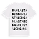 Gamla staden ordlek t-shirt