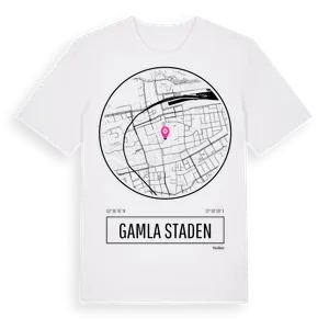 Gamla Staden t-shirt – ekologisk bomull t-shirt från Pinshirt
