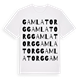 Gamla torg ordlek t-shirt