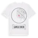 White t-shirt med Gamla Viken t-shirt