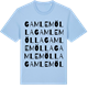 Blue Soul t-shirt med Gamlemölla ordlek t-shirt