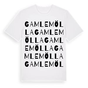 Gamlemölla ordlek t-shirt – ekologisk bomull t-shirt från Pinshirt