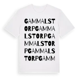 Gammalstorp ordlek t-shirt – ekologisk bomull t-shirt från Pinshirt