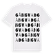 Gångvad ordlek t-shirt