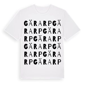 Gärarp ordlek t-shirt – ekologisk bomull t-shirt från Pinshirt