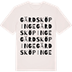 Vintage White t-shirt med Gärds Köpinge ordlek t-shirt