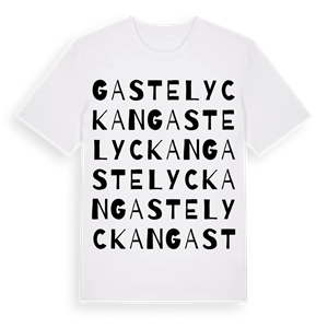 Gastelyckan ordlek t-shirt – ekologisk bomull t-shirt från Pinshirt