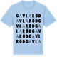 Blue Soul t-shirt med Gavlaröd ordlek t-shirt