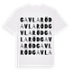 Gavlaröd ordlek t-shirt