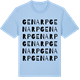 Blue Soul t-shirt med Genarp ordlek t-shirt