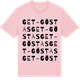 Pink Cotton t-shirt med Get-Göstas ordlek t-shirt