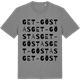 Mid Heather Gray t-shirt med Get-Göstas ordlek t-shirt