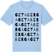 Blue Soul t-shirt med Getaberga ordlek t-shirt