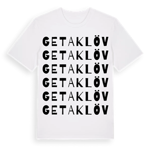 Getaklöv ordlek t-shirt – ekologisk bomull t-shirt från Pinshirt