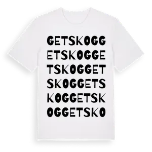 Getskog ordlek t-shirt – ekologisk bomull t-shirt från Pinshirt
