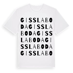 Gisslaboda ordlek t-shirt – ekologisk bomull t-shirt från Pinshirt