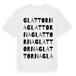 Glattorna ordlek t-shirt – ekologisk bomull t-shirt från Pinshirt