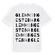 Glemminge stenar ordlek t-shirt