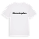White t-shirt med Glemmingebro fetstil t-shirt