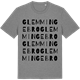 Mid Heather Gray t-shirt med Glemmingebro ordlek t-shirt