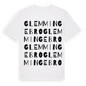 Glemmingebro ordlek t-shirt – ekologisk bomull t-shirt från Pinshirt