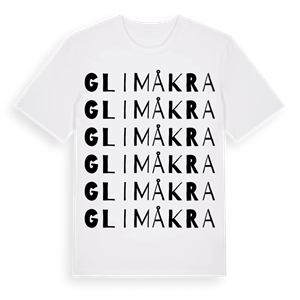 Glimåkra ordlek t-shirt – ekologisk bomull t-shirt från Pinshirt