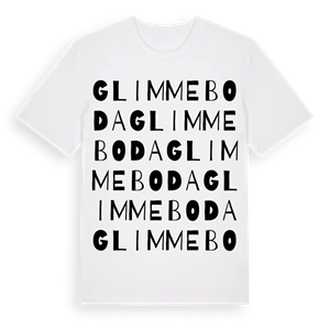 Glimmeboda ordlek t-shirt – ekologisk bomull t-shirt från Pinshirt