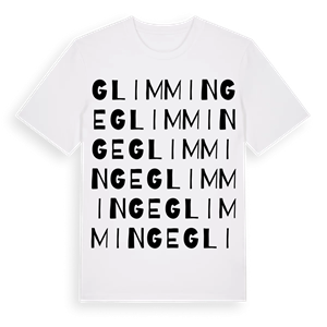 Glimminge ordlek t-shirt – ekologisk bomull t-shirt från Pinshirt