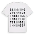 Glimminge plantering ordlek t-shirt