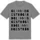 Mid Heather Gray t-shirt med Glimminge Strögård ordlek t-shirt