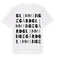 Glimmingegård ordlek t-shirt