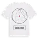 White t-shirt med Glostorp t-shirt