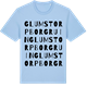 Blue Soul t-shirt med Glumstorp Borgruin ordlek t-shirt