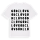 Gödelöv ordlek t-shirt