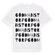 Gödmanstorp ordlek t-shirt