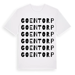 Goentorp ordlek t-shirt – ekologisk bomull t-shirt från Pinshirt